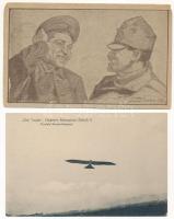 11 db főleg RÉGI osztrák-magyar katonai képeslap / 11 mostly pre-1945 Austro-Hungarian K.u.k. milita...