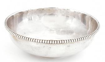 Ezüst(Ag) tálka, jelzett, d: 7 cm, nettó: 40 g