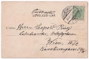 1907 Palást, Plástovce; Reuss hercegi kastély. Kanyó Antal utóda kiadása / castle (EK)