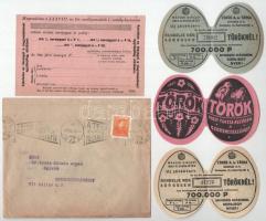~1930-1942. A Török A. és Társa bankház Rt. reklámja és sorsjegy megrendelőlapja a Magyar Királyi Os...