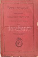 Paazig Arthur Robert: Babérkoszorú. Az I. Vilmos német császár és porosz király nevét viselő cs. és k. 34. számú gyalogezred kivonatos története. A már meglévő művek nyomán írta és nagyságos Schreiber Albert cs. és k. nyugd. alezredes úrnak az ezred régi bajnokának tiszteletteljes hódolatának jeléül ajánlotta - - - ezredbeli főhadnagy. Vácz,én.Mayer Sándor, 67+5 p.Kiadói papírkötés, sérült, részben javított borítóval, foltos lapokkal, 1903-as ajándékozási bejegyzéssel.