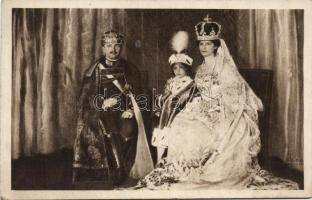 The royal family with Charles IV., Zita and Prince Otto
