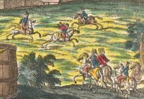 Buda. Ofen. "Buda és Pest rézmetszetű látképe észak-nyugat felől."
Megjelent önálló lapké...