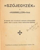 Hammillon. Deutsch-ungarisch-hebräisches Wörterbuch und Sprachübung. Német-magyar-héber szótár és ny...
