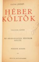 Patai József: Héber költők. I-II. kötet. kötet. Bp.,(1921),Mult és Jövő, 147+1;159 p. Átkötött félvá...