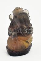 Faragott fluorit Ganesha, 354 cts, 70,8 g