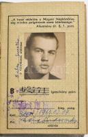 1948-64 ifj. Sebes Gusztáv, Sebes Gusztáv, az Aranycsapat szövetségi kapitánya fiának fényképes kato...