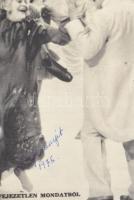 A Filmvilág címlap/hátlapja, Oszter Sándor, Cs. Németh Lajos, Körtvélyessy Zsolt, Róva Viktor aláírá...