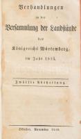 Verhandlungen in der Versammlung der Lanstände des Königreich Würtemberg im 1815. Eilfte Abtheilung....