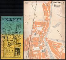 4 db tájékoztató kiadvány, térkép: Vezető a monoki Kossuth Emlékmúzeum kiállításához, a szerző (Zsuf...