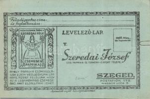 Paprika from József Szeredai with ordering form (EB)