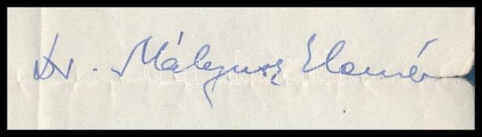 1951 Mályusz Elemér (1898-1989) történész, akadémikus véleményezése Bercsényi Miklós által kiállítot...