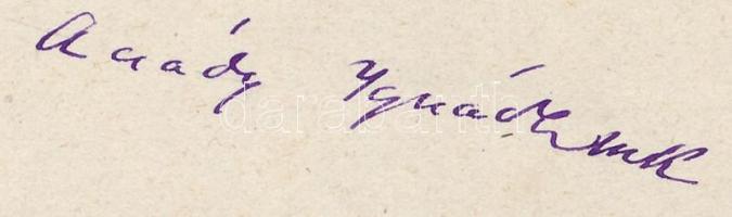 1887 Bp., Acsády Ignác (1845-1906) történész, újságíró levele Kőrösy László (1856-1918) esztergomi b...