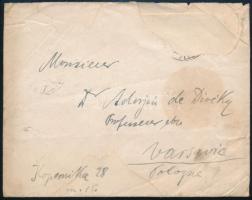 1921 Angyal Dávid (1857-1943) irodalomtörténész, kritikus levele Divéky Adorján (1880-1965) történés...