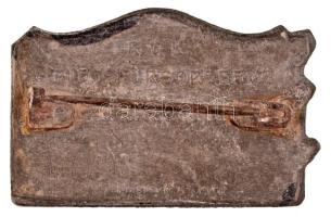 Osztrák-Magyar Monarchia 1916. "3. karácsony a fronton" festett Zn kitűző hátoldalán "...