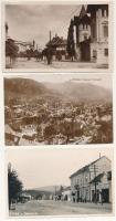 8 db RÉGI erdélyi város képeslap vegyes minőségben / 8 pre-1945 Transylvanian town-view postcards in...