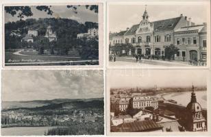 8 db RÉGI erdélyi város képeslap vegyes minőségben / 8 pre-1945 Transylvanian town-view postcards in mixed quality