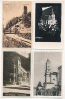 8 db RÉGI erdélyi város képeslap vegyes minőségben / 8 pre-1945 Transylvanian town-view postcards in mixed quality