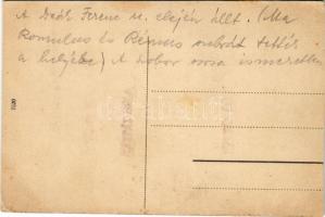 Kolozsvár, Cluj; Kárpátok őre / monument (vágott / cut)