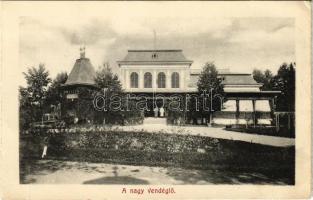 Bikszádfürdő, Baile Bicsad, Bixad; A nagy vendéglő / restaurant (non PC) (EK)