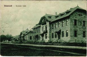 Sósmező, Poiana Sarata; Román vám / Romanian customs office (ázott sarkak / wet corners)