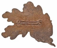 Osztrák-Magyar Monarchia 1917. "1914-1917 K (Károly)" festett Zn sapkajelvény "ARKANZ...