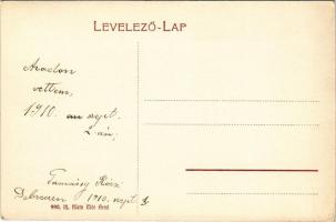 1910 Arad, Széchenyi utca, Szántay palota, Szirmai és Társa üzlete. Ifj. Klein Mór kiadása / street ...