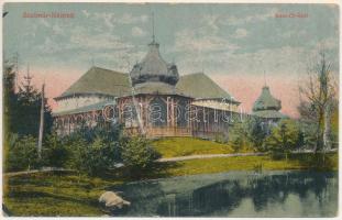 Szatmárnémeti, Satu Mare; Kossuth kert / park + &quot;Szatmár-Németi hazatért! 1940. szeptember 5.&quot; (EK)