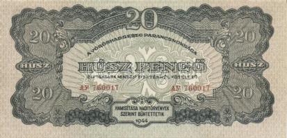 1944. 20P "V.H." T:I