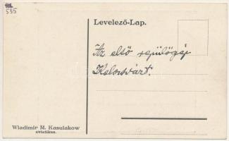 Kolozsvár, Cluj; "Az első repülőgép Kolozsvárt", Wladimir M. Kasulakow aviatikus / the fir...