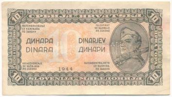 Jugoszlávia 1944. 1D T:F  Yugoslavia 1944. 1 Dinar C:F  Krause P#48