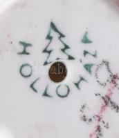 Hollóházi liba, jelzett, hibátlan, m: 7 cm