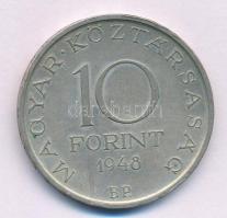 1948. 10Ft Ag "Széchenyi" T:XF patina, ph 
Adamo EM2