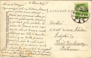 1915 Sächsischer Bursch und Mädchen / Erdélyi népviselet, folklór / Transylvanian Saxon folklore (EK...