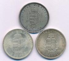1935. 2P Ag "Pázmány" + 1935. 2P Ag "Rákóczi" + 1936. 2P Ag "Liszt Ferenc&q...