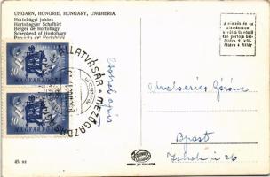 Hortobágy, juhász + "1950 Mezőgazdasági Kiállítás és Állatvásár" So. Stpl