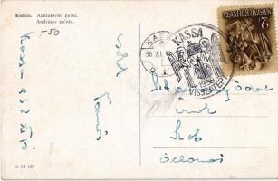 Kassa, Kosice; Andrássy palota, drogéria, üzlet, autó / Andrássyho palác / palace, drugstore, shop, ...