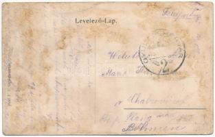 Gyulafehérvár, Alba Iulia; Ferenc József utászlaktanya a várban. Petri F. V. kiadása / K.u.K. milita...