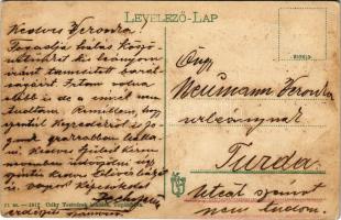 Topánfalva, Topersdorf, Campeni; utca. Csiky Testvérek kiadása / street view (fl)