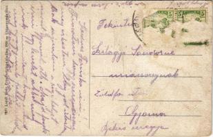 Erzsébetváros, Dumbraveni; M. kir. honvéd laktanya. Loydl testvérek kiadása / Kgl. ung. Honvéd Kaser...