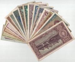 17db-os vegyes pengő bankjegy tétel T:F,VG közte szakadás, folt