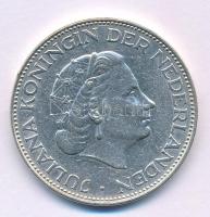 Hollandia 1963. 2 1/2G Ag Julianna T:AU,XF Netherlands 1963. 2 1/2 Gulden Ag Juliana C:AU,XF Krause KM#185