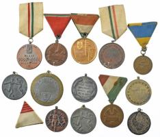 13db-os sport díjérem-tétel, közte 1969. "Budapest Bajnokság 1969 - NB II. Tart. I." kétol...