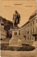 Herkulesfürdő, Baile Herculane; Herkules szobor. Deixner Fanny kiadása / Herkules-Monument / monument, statue (EK)