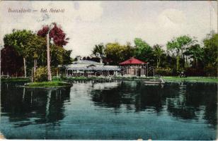 1919 Buziásfürdő, Baile Buzias; Szent Antal tó / lake (EK)