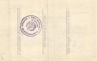 1944. "Rozs-utalvány" 1 métermázsa vásárlására T:II