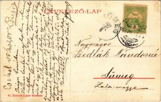 1907 Világos, Siria; vár romjai. Kerpel Izsó kiadása. Spiroch Lajos felvétele / Cetatea Siriei / cas...