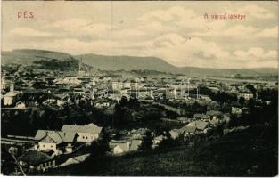 1908 Dés, Dej; város látképe. 374. (W.L. ?) / general view (EB)