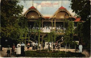 1914 Félixfürdő, Baile Felix; Amerika szálloda. Engel József kiadása / hotel, spa (EB)