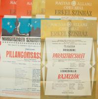 6db régi opera és zene plakát a 60-as évekből